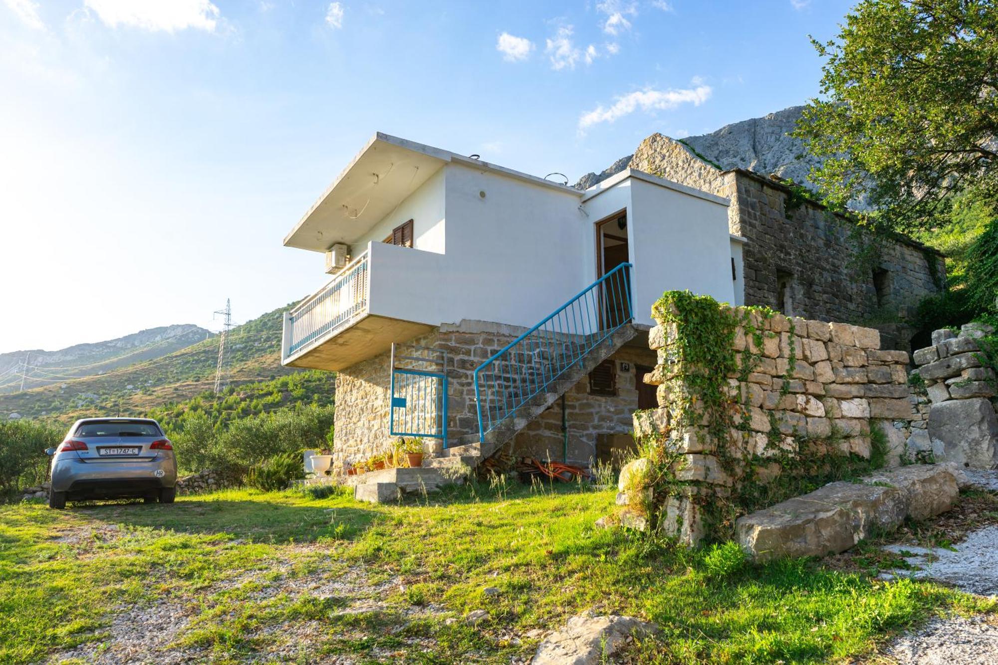 Olive Garden House In Zrnovnica With A View & Bbq Villa ภายนอก รูปภาพ